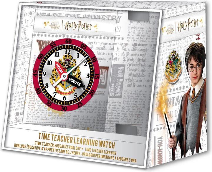 Actual product image Accutime Harry Potter kids watch (black), analog wrist watch with labeled hands for learning d (Analogue wristwatch, 30 mm)