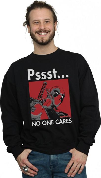 Immagine prodotto Deadpool No One Cares Felpa Uomo (XXL)
