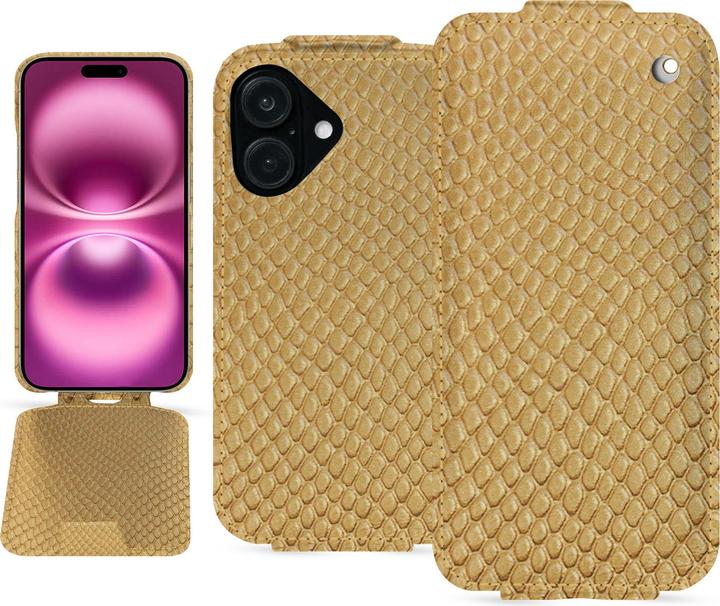 Actual product image Noreve Vertical leather shell (Apple iPhone 16 Plus)