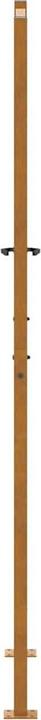 Actual product image VidaXL Garden gate 105x205 cm Weatherproof steel wave design fence gate