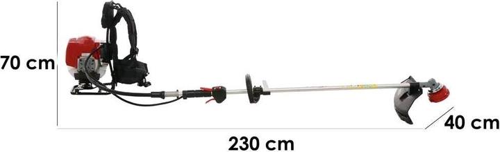 Immagine prodotto Honda EuroMech ZHO 50C Decespugliatore a zaino a benzina 4 tempi Motore GX50