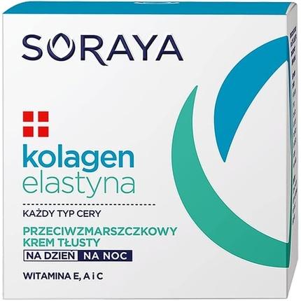 Actual product image Soraya Collagen & Elastin Anti-Wrinkle Cream On Day & Night 50ml (50 ml, 24h cream)