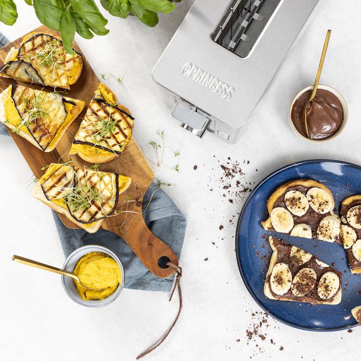 Actual product image Princess 142401 Steel toaster Long slot - 7 adjustable levels - 1050 W (EU plug)