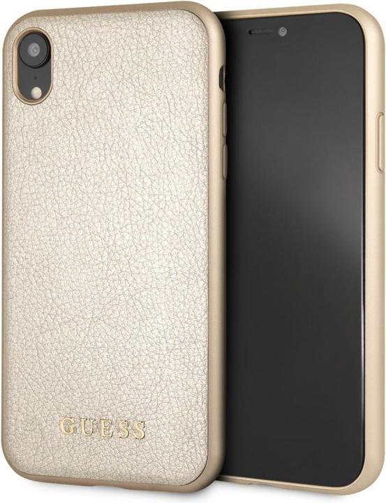 Immagine prodotto Guess Custodia rigida in pelle PU iridescente per iPhone XR (Apple iPhone XR)