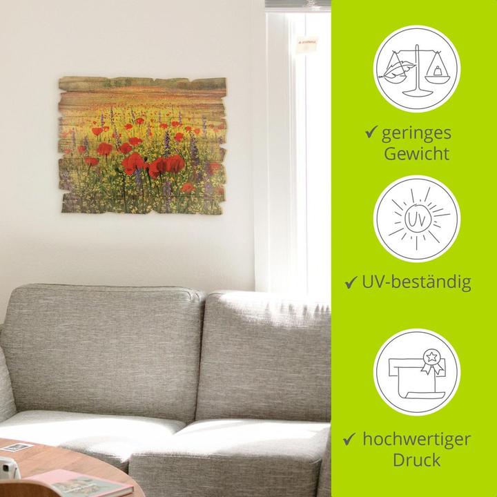 Immagine prodotto Artland Campo di papaveri H6LI (40 x 30 cm)
