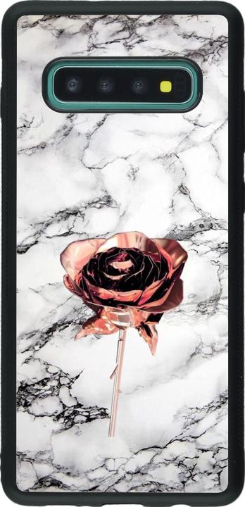 Immagine prodotto PhoneLook Cover Silicone Nero Marmo Oro Rosa (Samsung Galaxy S10+)