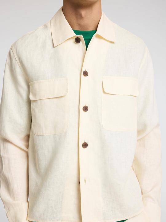 Actual product image Selected Homme 100% linen overshirt (50)