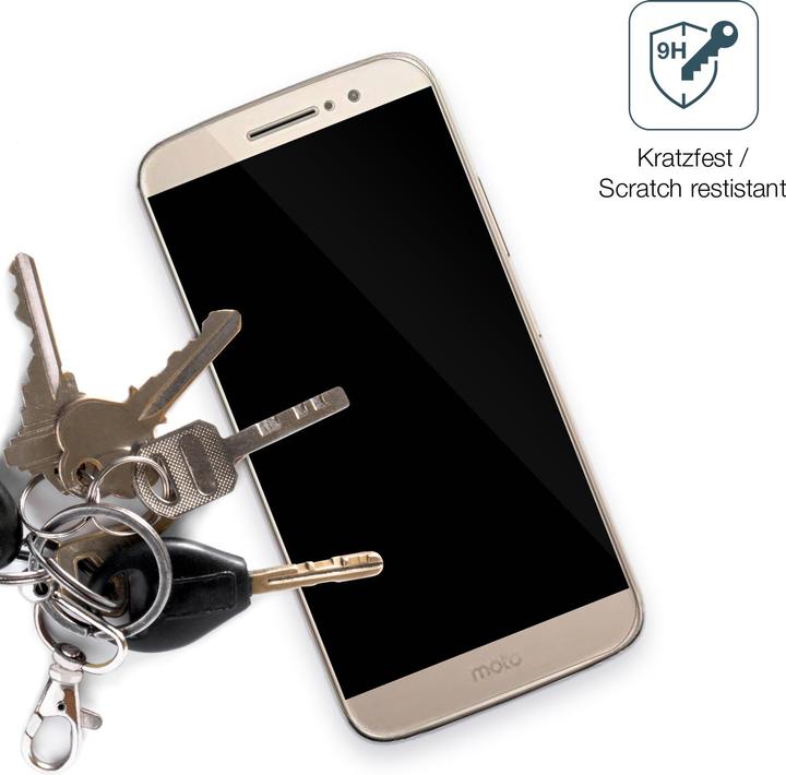 Image du produit Dipos Film de Protection d’écran Anti-Shock (2 pièce(s), Motorola Moto M)