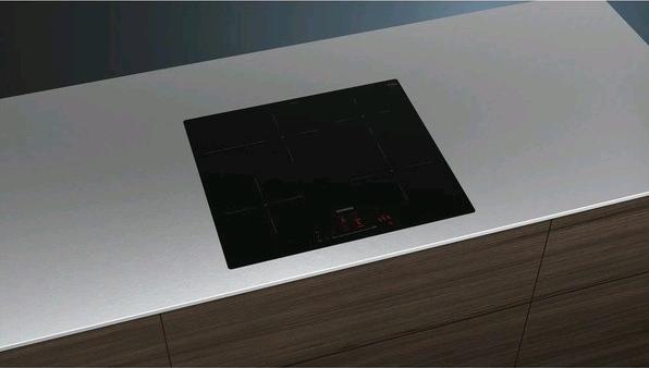 Actual product image Siemens iQ300, Induction hob, 60 cm, Black, flush (integrated), EH601HFB1E