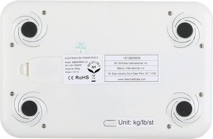 Produktbild Newline NY Super-Mini-Reise-Personenwaage (150 kg)