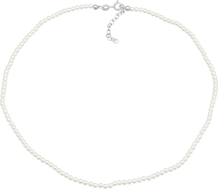 Image du produit Elli Collier Choker perles de coquillage 925 argent (Argent sterling 925, Plastique, Perles de coquillages, Pas de perle, 36 cm)