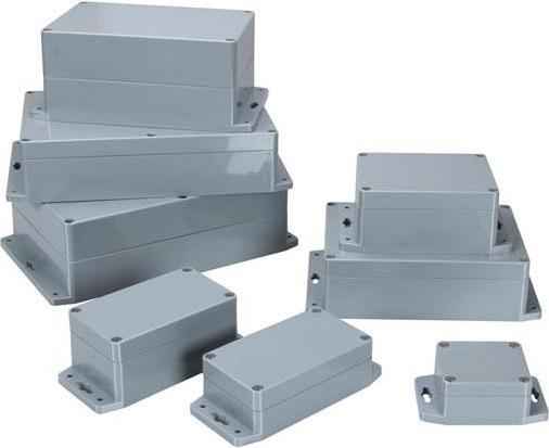 Produktbild HP Autozubehör ABS-GEHÄUSE MIT MONTAGEFLANSCH - WASSERDICHT - 222 x 146 x 75 mm (Gehäuse)