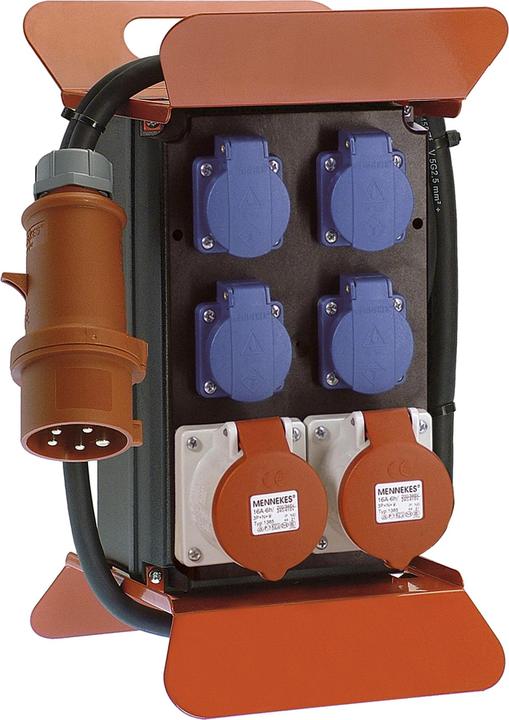 Actual product image As - Schwabe Mobile power distributor (6 x, CEE 7/3, CEE)