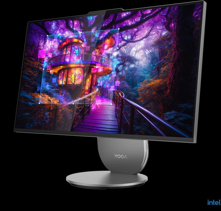 Actual product image Lenovo Yoga AIO 27IAH10 Core Ultra 9 285H 32GB/1TB SSD 27" QHD RTX4050 Win11 Pro (Intel Core Ultra 9 285H, 32 GB, 1000 GB, GeForce RTX 4050)