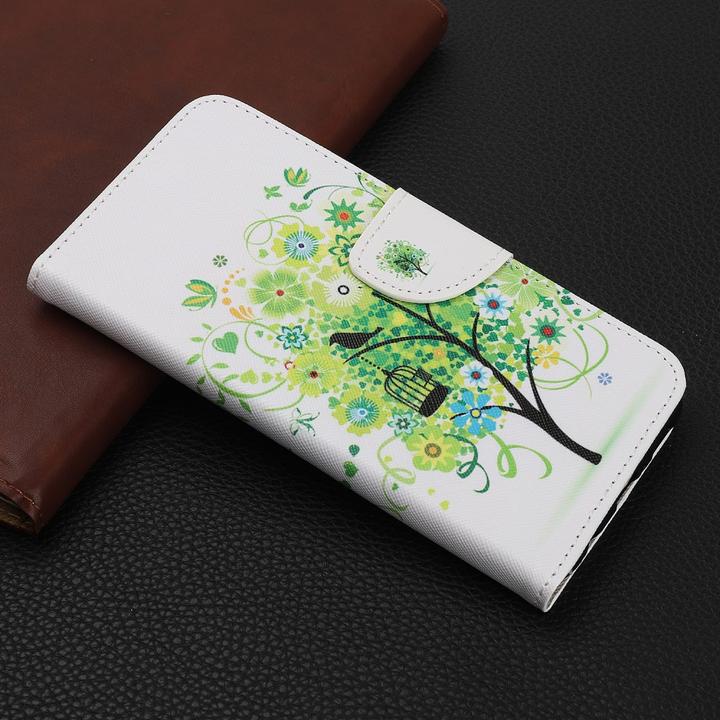 Produktbild Ueli Express iPhone 12 / iPhone 12 Pro Buch Etui Tasche mit Kartenfach Baum (Apple iPhone 12, Apple iPhone 12 Pro)