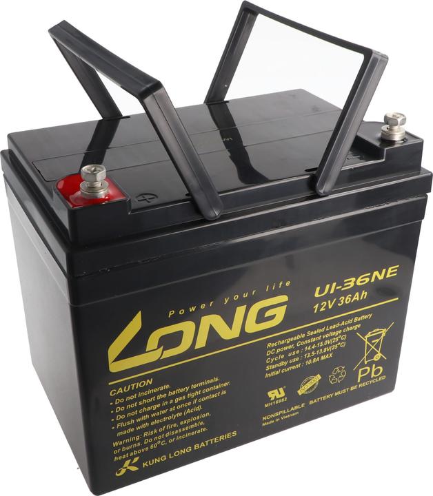 Actual product image Kung Long Battery U1-36NE (12 V, 36 Ah)