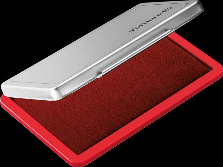 Actual product image Pelikan Metal stamp pad red