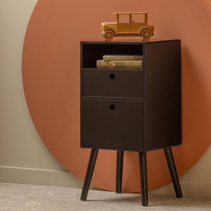 Actual product image Woood Night Table (75 x 36 x 30 cm)
