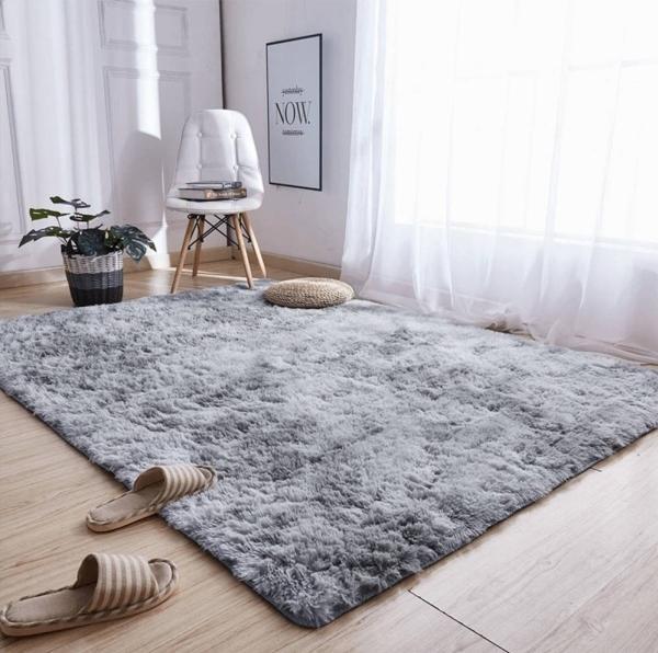 Actual product image Strado Carpet Ombre Shaggy 120x160 OmbreSilver (light gray) universal (160 x 120 cm)