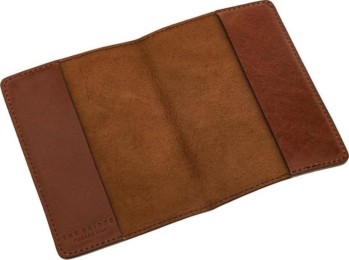 Image du produit The Bridge Pochette pour passeport et étiquette de valise en cuir (Pochette pour passeport)