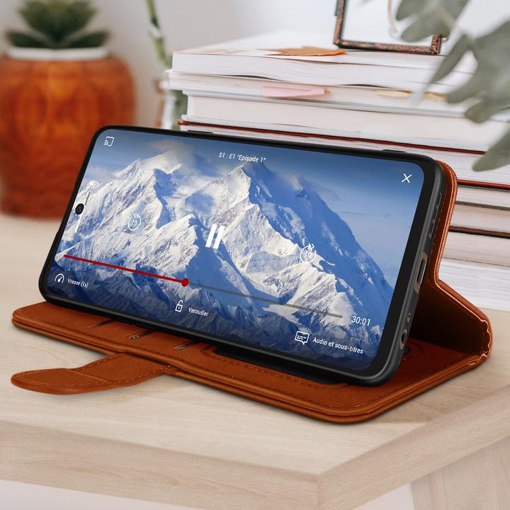 Image du produit Avizar Série Bookstyle (Motorola Moto G32)