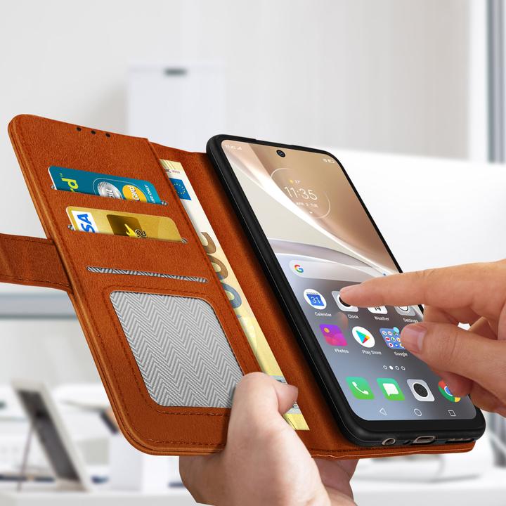Image du produit Avizar Série Bookstyle (Motorola Moto G32)