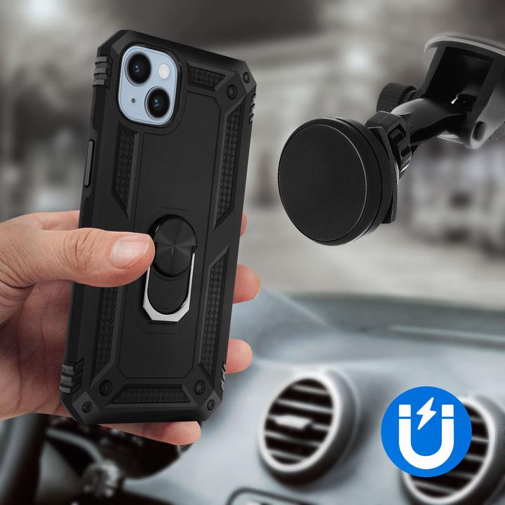 Image du produit Avizar étui antichoc pour téléphone portable avec anneau Series (Apple iPhone 14)