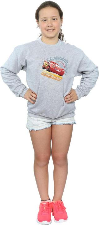 Actual product image Disney Girls Cars Lightning McQueen Sweatshirt (140, 146)