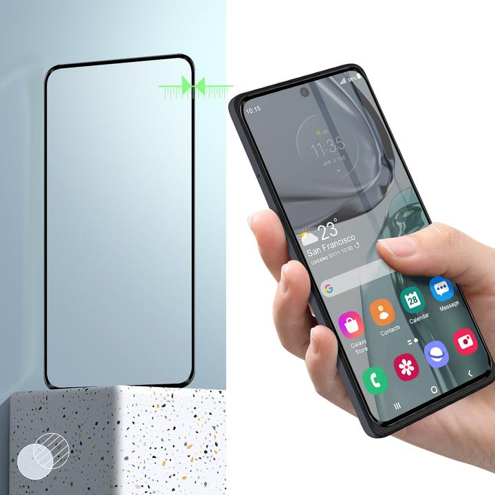 Immagine prodotto Avizar Pellicola di protezione del display in vetro di durezza 9H (1 Pezzo/i, Motorola Moto G62 5G)