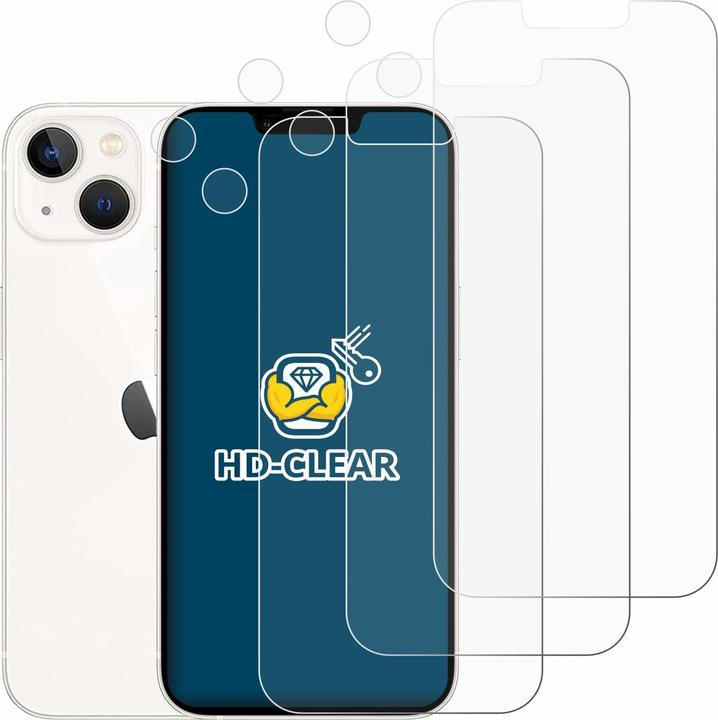 Produktbild BROTECT Schutzfolie Displayschutz Displayschutzfolie Folie Klar Transparent (6 Stück, Apple iPhone 13)