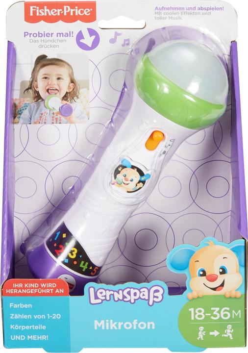 Actual product image Fisher-Price Laugh & Learn Rock & Record Microphone (German)