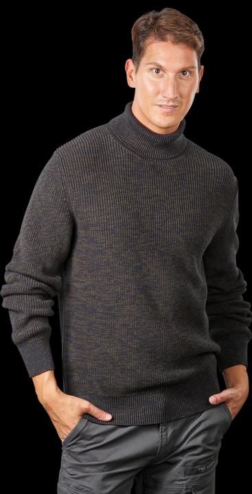 Immagine prodotto Marc O'Polo Turtle Neck Pullover With Racking Dark Navy (L)