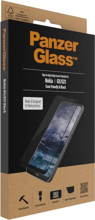 Actual product image PanzerGlass Screen protector Case Friendly (1 Piece, Nokia G11, Nokia G21)