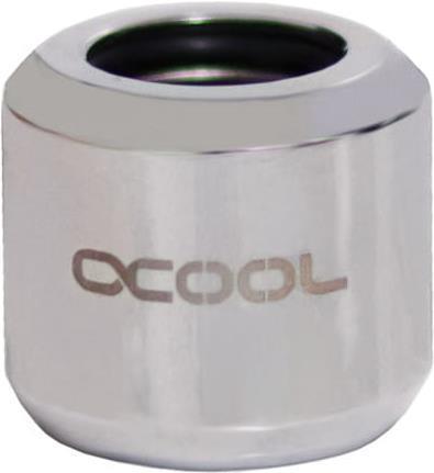 Actual product image Alphacool Aurora HardTube LED Ring 13mm Chrome - Digital RGB