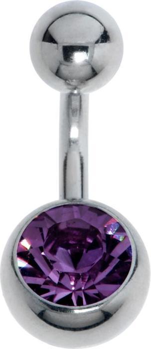 Produktbild Bijouteria Bauchpiercing (Titan, Kristall)