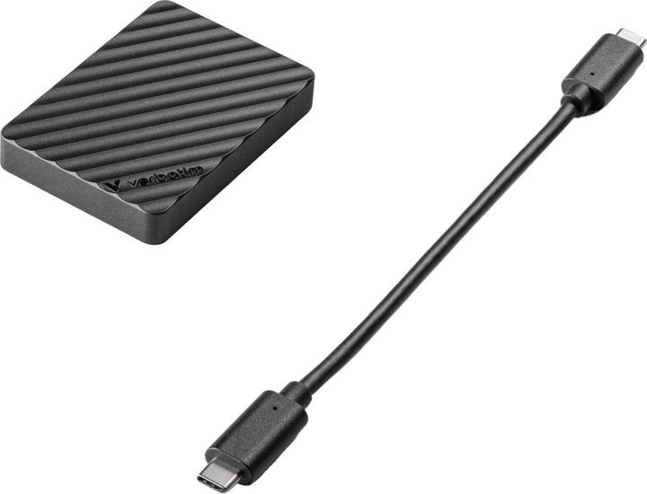 Actual product image Verbatim External Drive Store n Go Mini Stripe USB-C SSD 1TB Black 32035 (1000 GB)