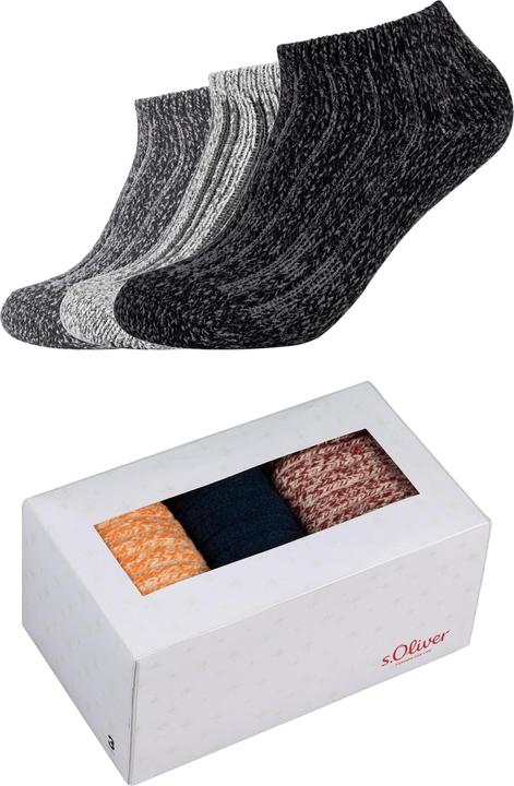 Produktbild S.Oliver Sneakersockenbox (3er Pack, 39, 42)