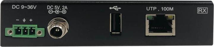 Actual product image Eaton 1-Port Industrial USB over Cat6 Extender ESD Protection PoC USB 2.0 Mountable 330ft. (USB-A, 1 Ports)