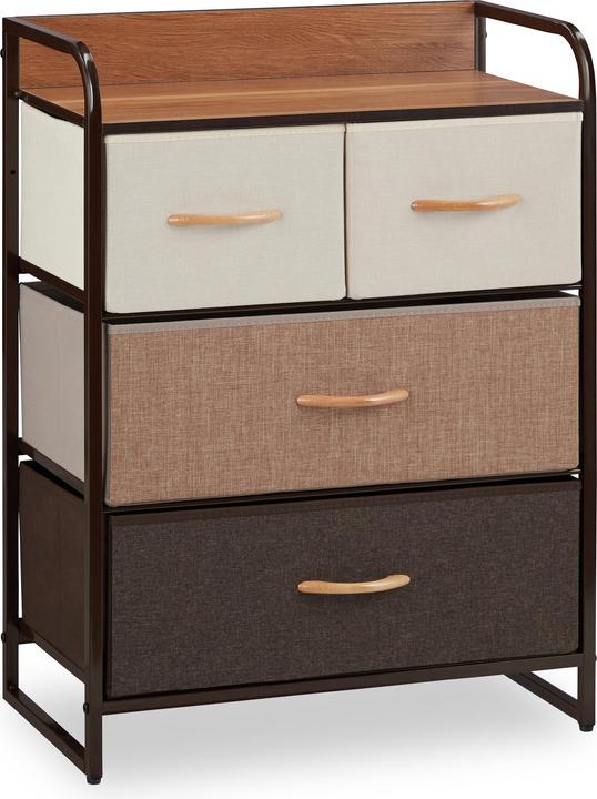 Image du produit Relaxdays Armoire à tiroirs (58 x 31,5 x 79 cm)