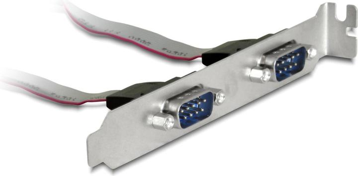 Actual product image Delock Seriel 2 Ports RS-232 Bracket