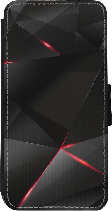 Produktbild PhoneLook Hülle Wallet schwarz Black Red Lines (Apple iPhone 11)