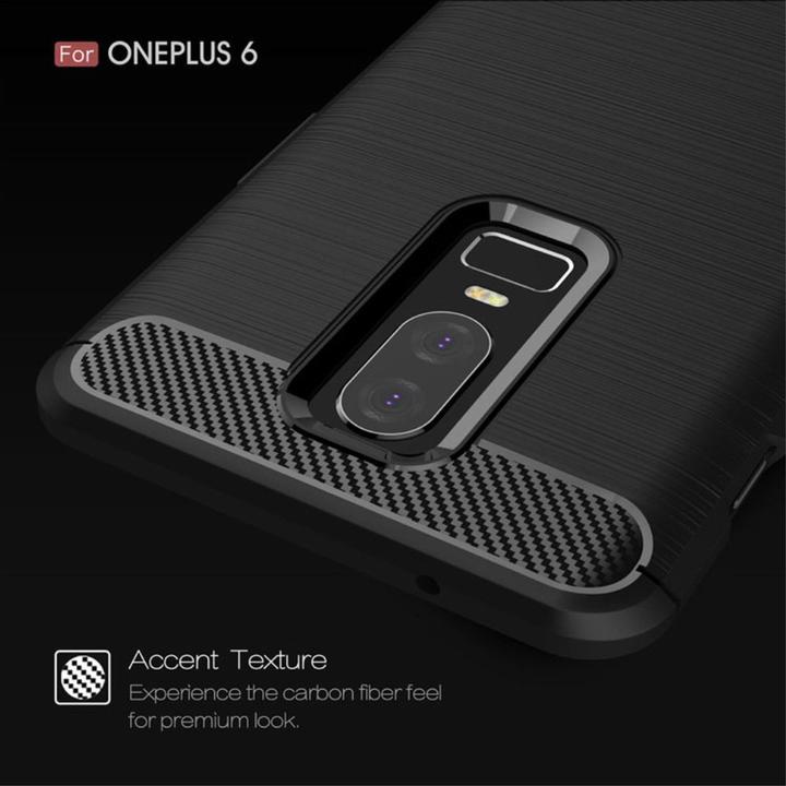 Produktbild König Design OnePlus 6 Hülle Case Handy Cover Schutz Tasche Schutzhülle Bumper Schale Grau (OnePlus 6)