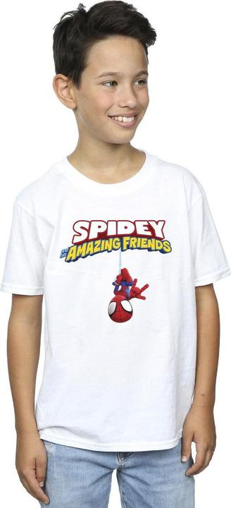 Immagine prodotto Spider-Man Hanging Upside Down Maglietta Ragazzi (128)