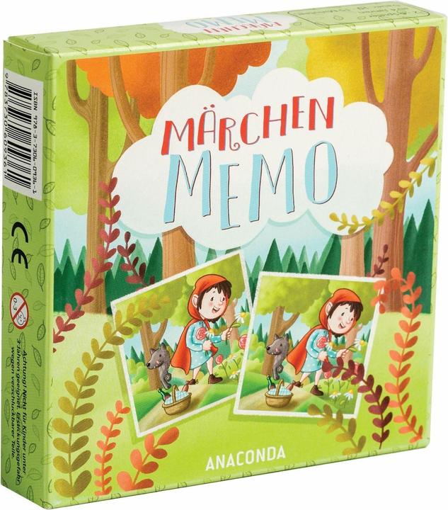 Actual product image The fairy tale memo. Memo game (German)