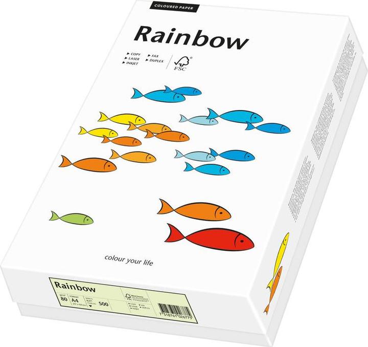 Image du produit Rainbow Papier à copier couleur A4 (160 g/m², 250 x, A4)