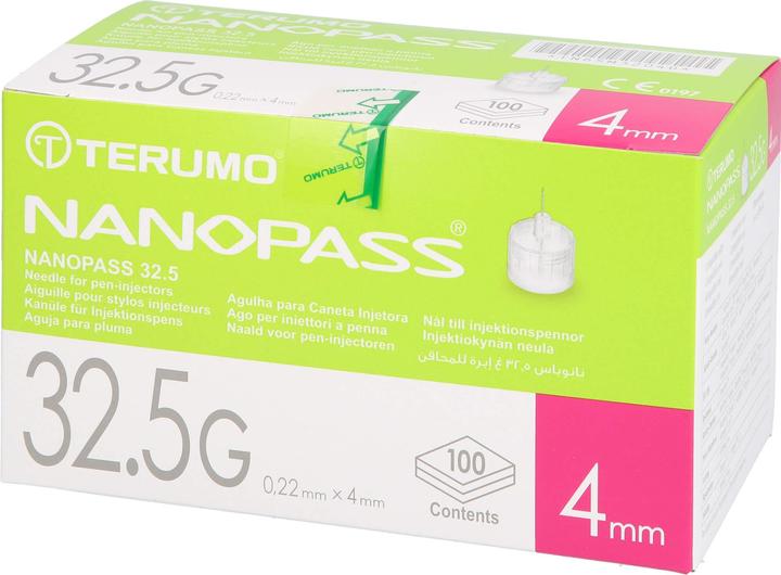Actual product image Terumo Pen Nad Nanop 32.5G 0.22x4mm 100