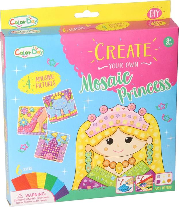 Color Day Bastelset „Mosaik-Prinzessin“ herstellen