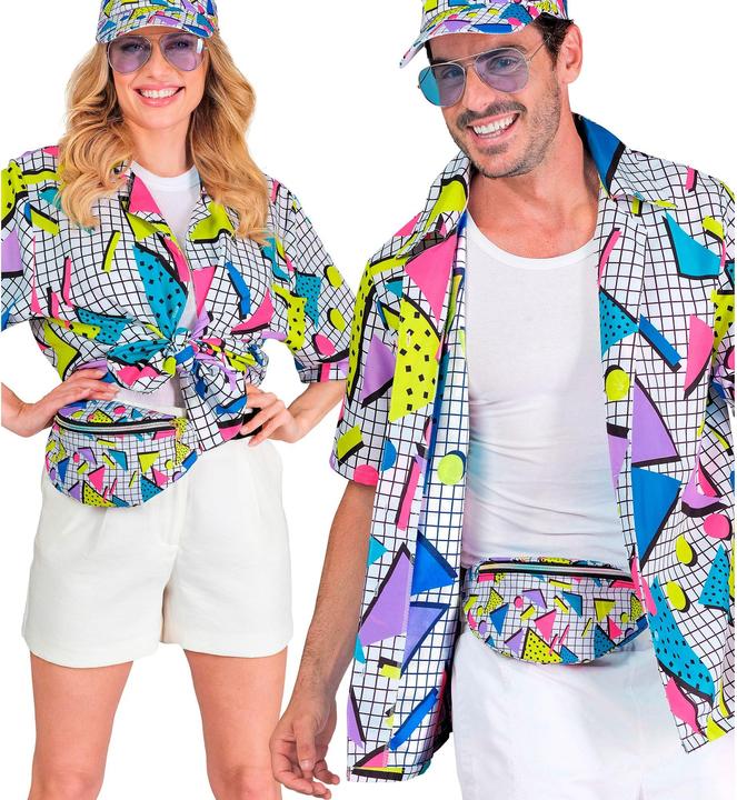 Produktbild Widmann The 80s FUNKY FASHION - funky white (Hemd), S/M (S/M)