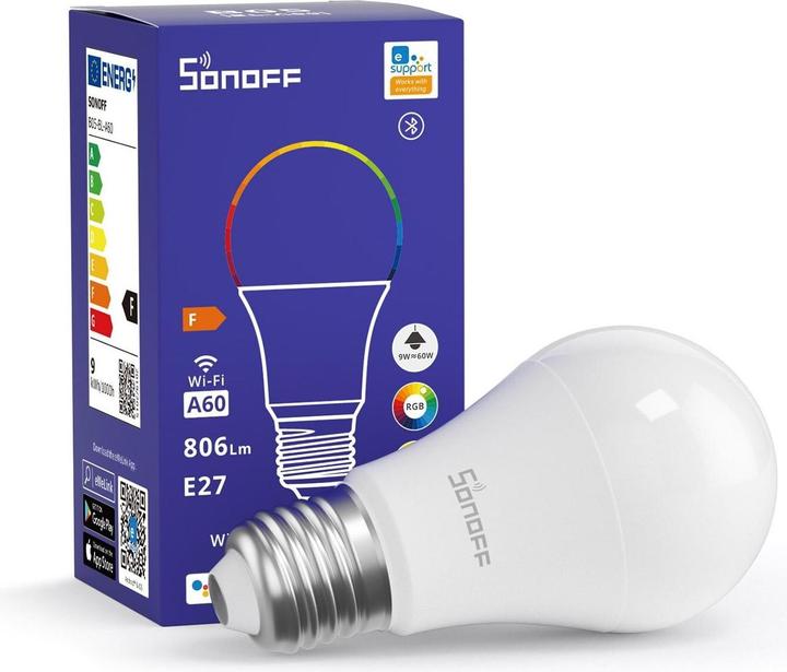 Produktbild Sonoff Leuchtmittel B05-BL-A60 (E27, 9 W, 806 lm, 1 x, G)