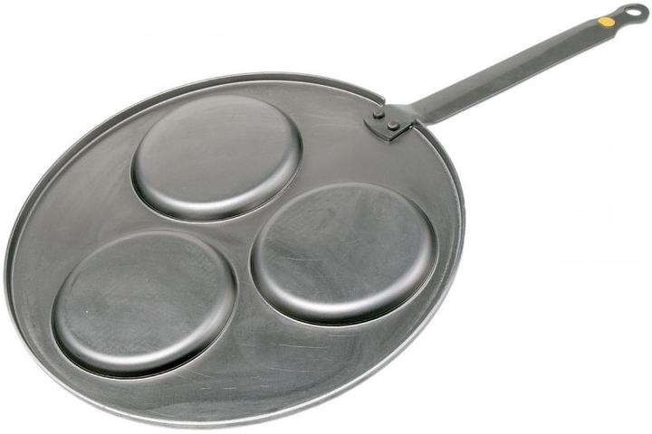 Actual product image de Buyer Blinis pan (27 cm, Frying pan, Iron, Steel)